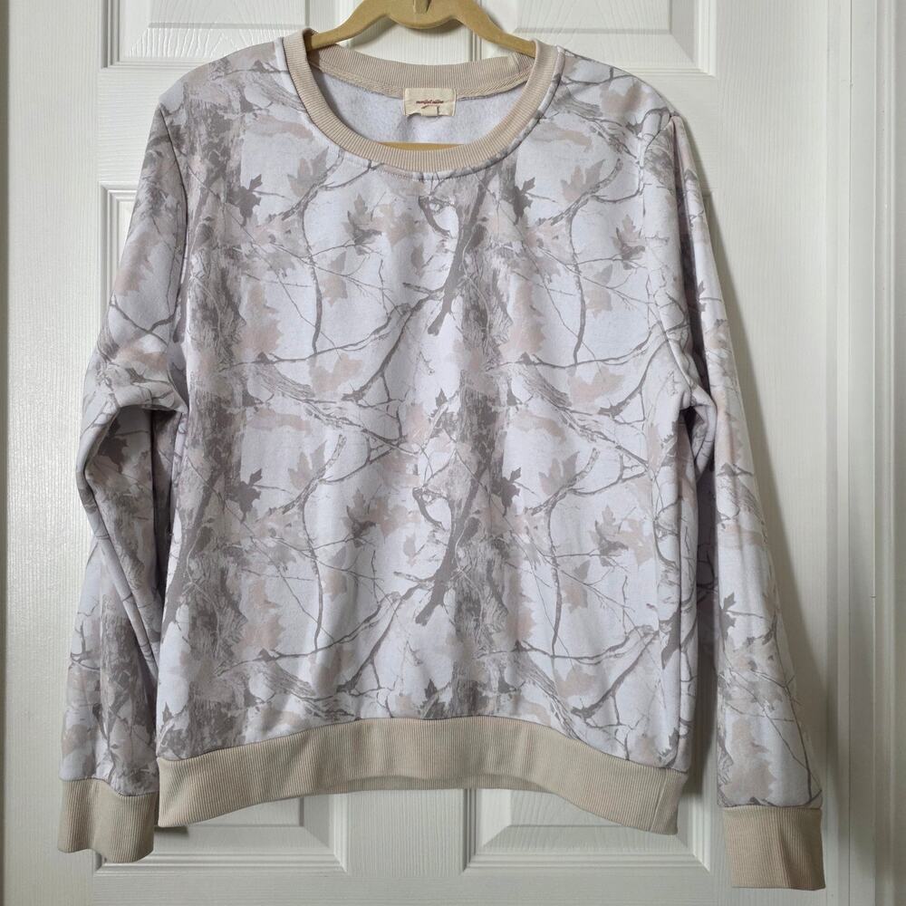 Manifest Offline Woodland Camo Sweatshirt Women's Size Large